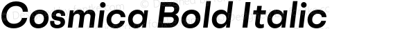 Cosmica Bold Italic