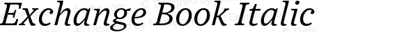 Exchange Book Italic