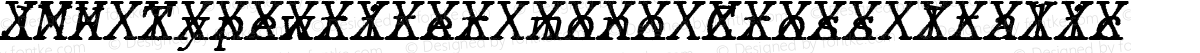 JMH Typewriter mono Cross Italic