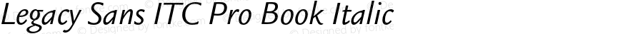 LegacySansITCPro-BookItalic