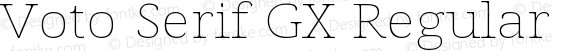 Voto Serif GX Regular