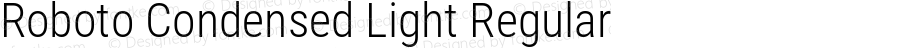 Roboto Condensed Light Regular