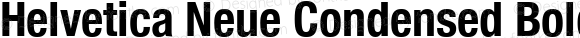 Helvetica Neue Condensed Bold