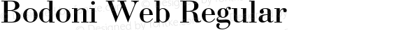 Bodoni Web Regular