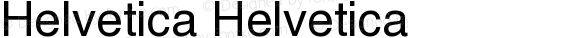 Helvetica Helvetica