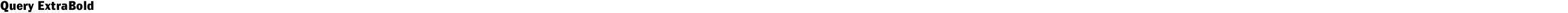 Query ExtraBold