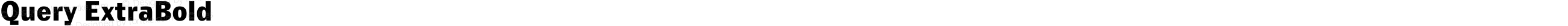 Query ExtraBold