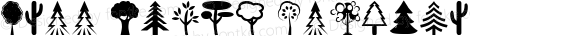 Tree Icons Regular Version 1.00;June 7, 2018;FontCreator 11.0.0.2388 64-bit