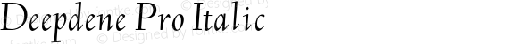 Deepdene Pro Italic