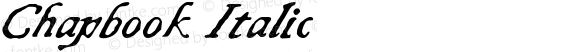 Chapbook Italic