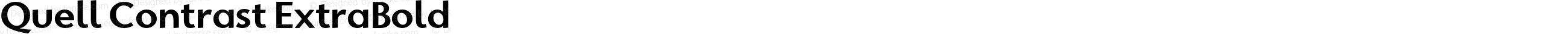 Quell Contrast ExtraBold
