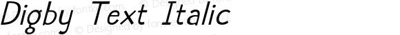 DigbyText-Italic