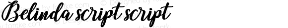 Belinda script script Version 1.000