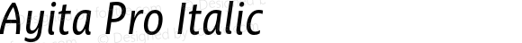 AyitaPro-Italic