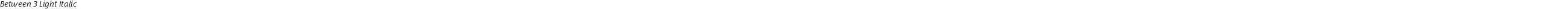 Between 3 Light Italic