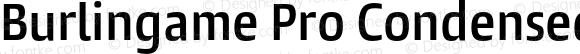 Burlingame Pro Condensed Semi Bold