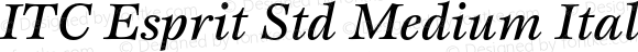 EspritStd-MediumItalic