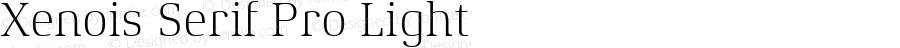 Xenois Serif Pro Light