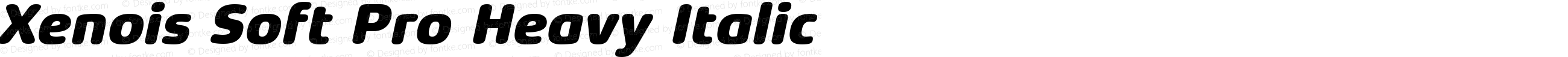 Xenois Soft Pro Heavy Italic
