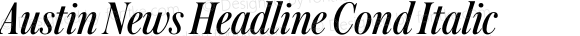 Austin News Headline Cond Italic