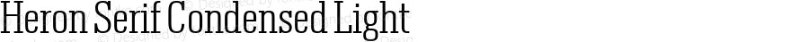 Heron Serif Condensed Light