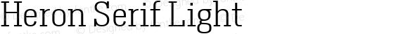 Heron Serif Light