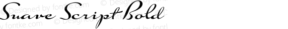 Suave Script Bold