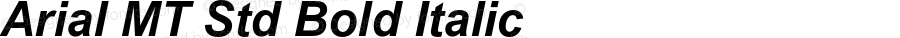 Arial MT Std Bold Italic Version 1.000;PS 001.000;hotconv 1.0.38