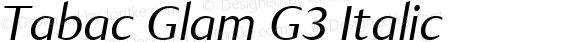 Tabac Glam G3 Italic