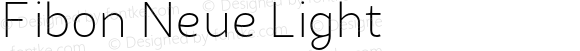 Fibon Neue Light