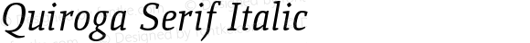 QuirogaSerif-Italic