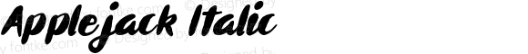 Applejack Italic