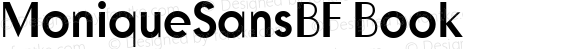 MoniqueSansBF Book Version.2