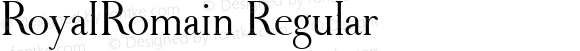 RoyalRomain Regular