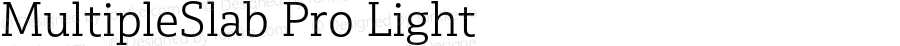 MultipleSlab Pro Light Version 1.000;PS 001.000;hotconv 1.0.88;makeotf.lib2.5.64775