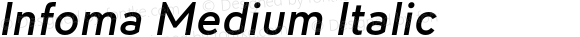 Infoma Medium Italic