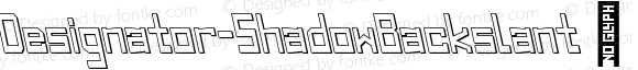 Designator-ShadowBackslant ☞