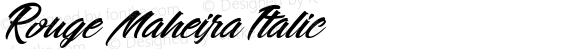 RougeMaheira-Italic