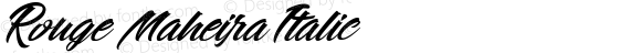 Rouge Maheira Italic