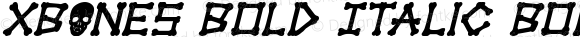 xBONES Bold Italic Bold Italic