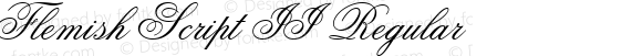 Flemish Script II Regular Version 1.00