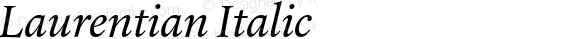 Laurentian Italic
