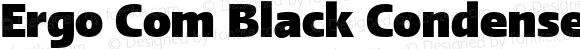 Ergo Com Black Condensed