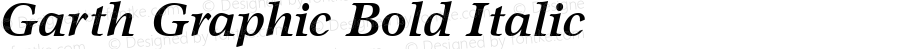 Garth Graphic Bold Italic