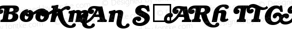 Bookman Swash ITC Medium Bold Italic