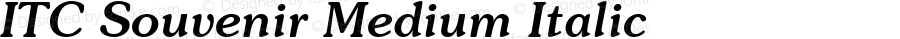 Souvenir Medium Italic
