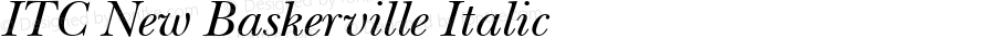 New Baskerville Italic