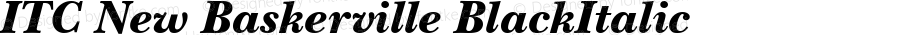 NewBaskerville SemiBold Bold Italic