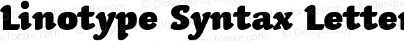 Linotype Syntax Letter Com Black