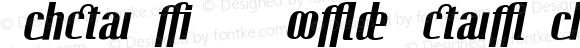 Octane LT Bold Italic Addition